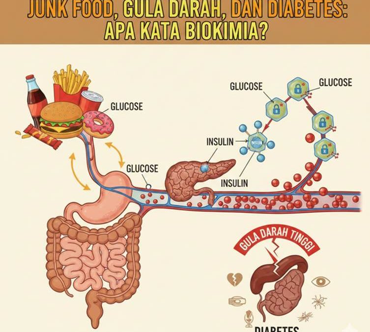 Junk Food, Gula Darah, dan Diabetes: Apa Kata Biokimia?