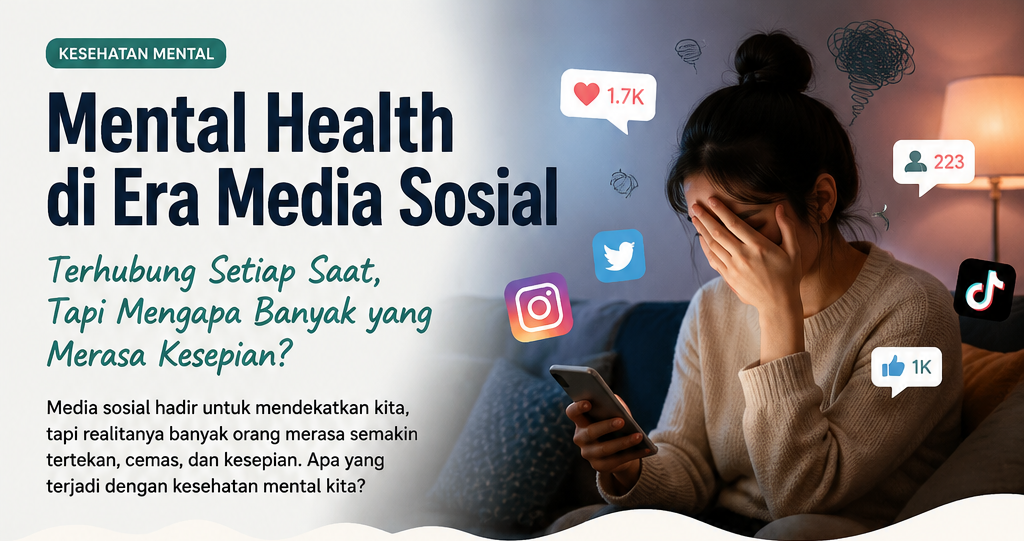 Mental Health di Era Media Sosial: Terhubung Setiap Saat, Tapi Mengapa Banyak yang Merasa Kesepian?
